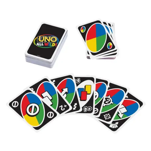 Cartas UNO All Wild Negra — imagen 3